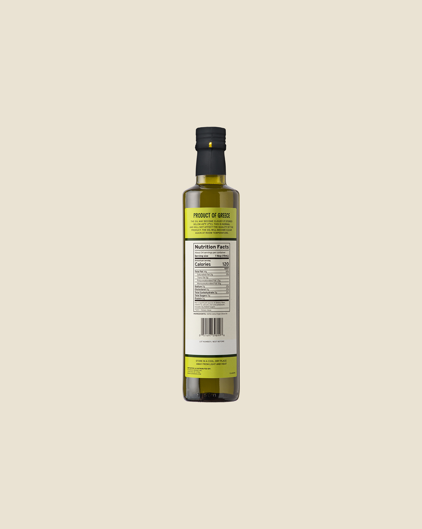 Giannos Greek Extra Virgin Olive Oil 500ml