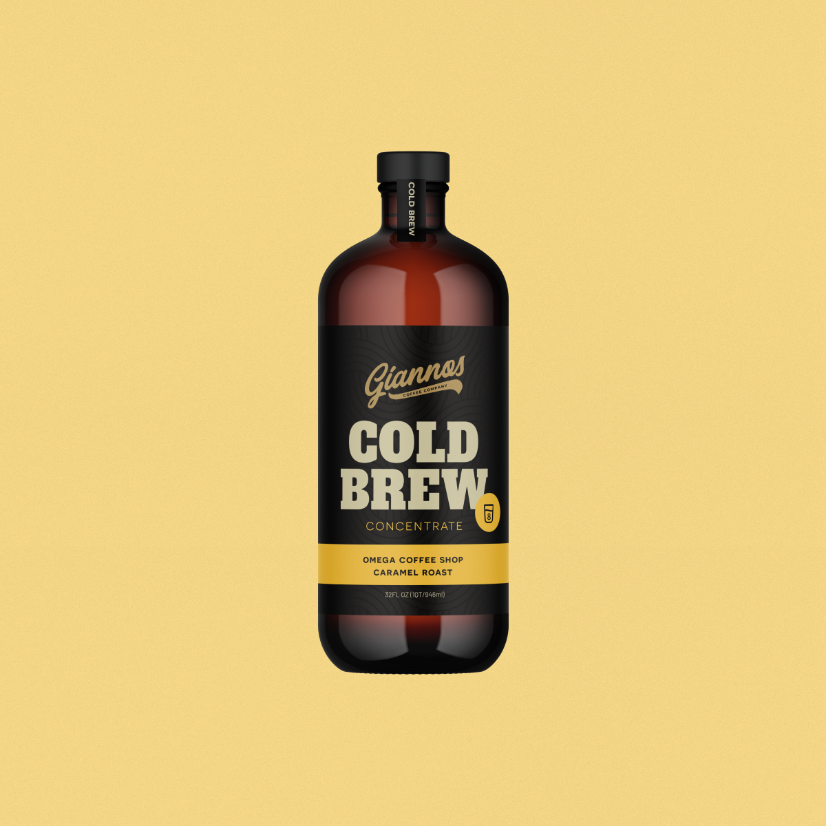 Cold Brew Concentrate Omega Coffee Shop Caramel Roast