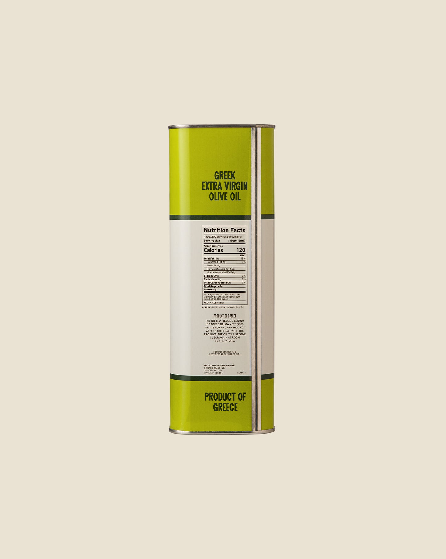 Giannos Extra Virgin Olive Oil 3L